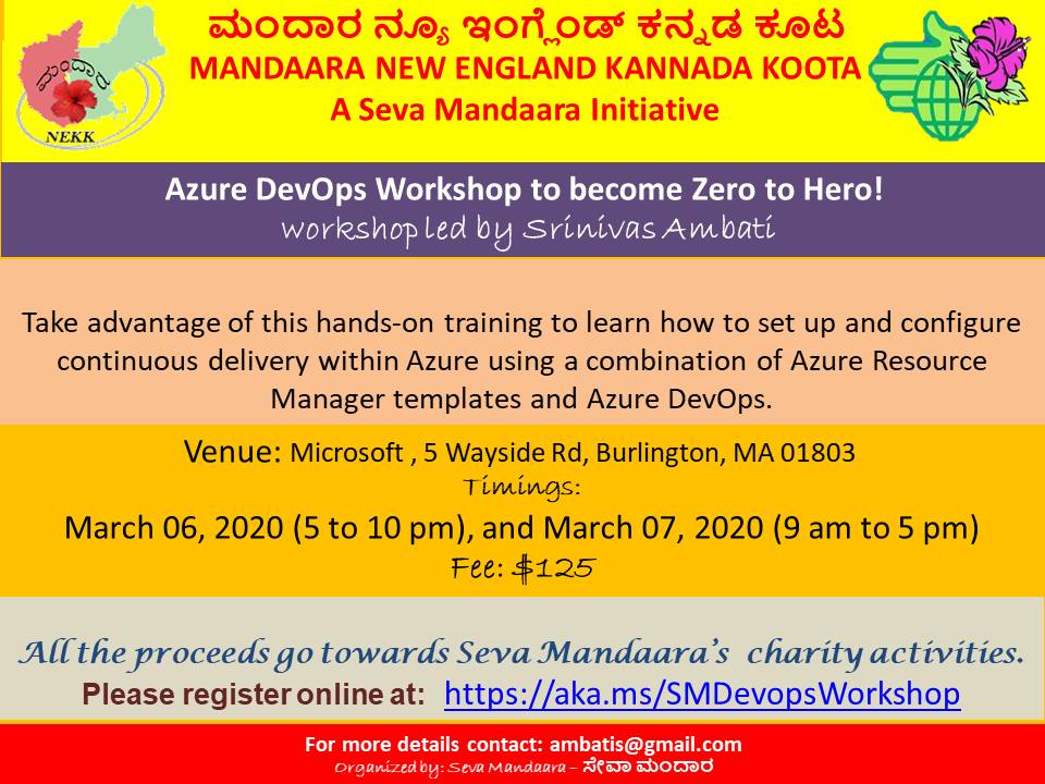 Seva mandaara - Azure DevOps Workshop