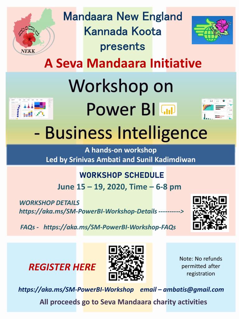 Seva Mandaara - Power BI Workshop